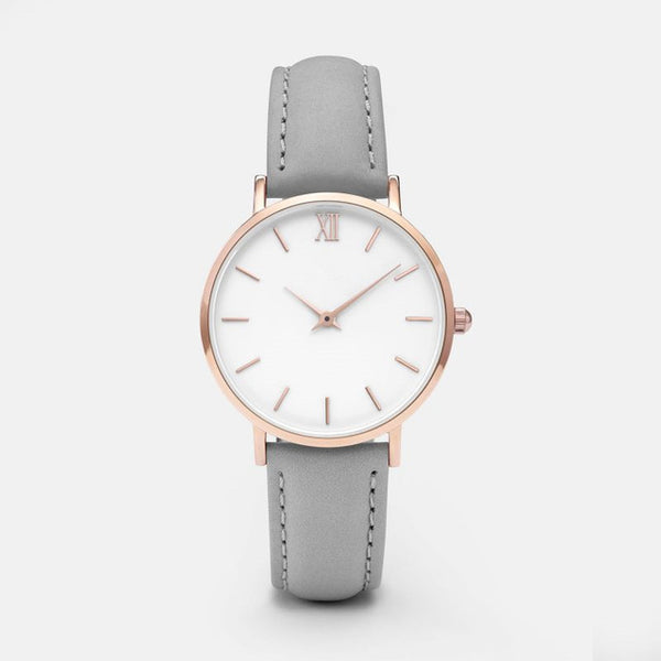 Zegarek Damski Fashion Simple Women Watches Woman Ladies Casual Leather Quartz Watch Female Clock Relogio Feminino Montre Femme
