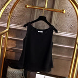 2020 Fashion Brand Women's blouse Tops Summer sleeveless Chiffon shirt Solid V-neck Casual blouse Plus Size 5XL Loose Female Top