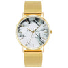 Fashion Rose Gold Mesh Band Creative Marble Female Wrist Watch Luxury Women Quartz Watches Gifts Relogio Feminino Ladies Clock