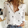 Women's Shirt Plus Size 5XL Tops Birds Printed Single Breasted Female Shirts 2020 Spring Summer Loose Casual Ladies Fashion Top