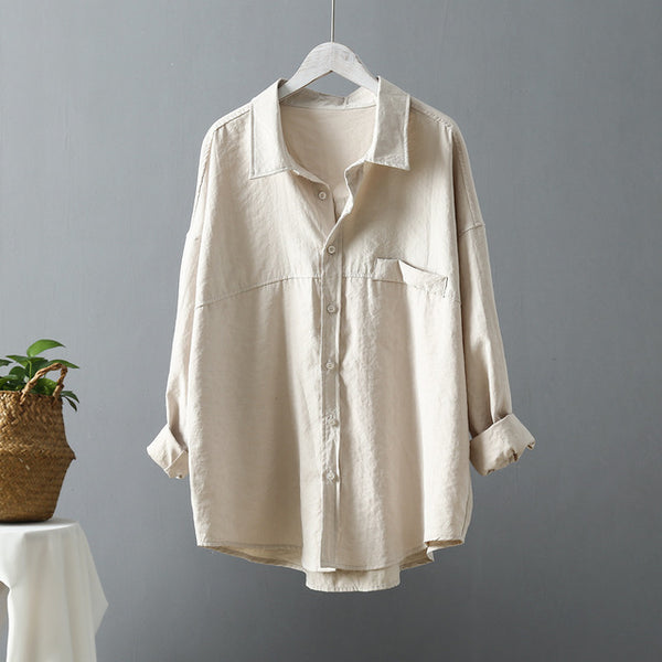Women Blouses 2020 Fashion Long Sleeve Turn Down Collar Office Shirt Casual Tops Leisure Blouse Shirt Plus Size Blusas Femininas