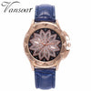 Fashion Women Rose Gold Flower Rhinestone Watch Luxury Casual Female Quartz Watch Relogio Feminino Drop Shipping