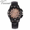 Fashion Women Rose Gold Flower Rhinestone Watch Luxury Casual Female Quartz Watch Relogio Feminino Drop Shipping