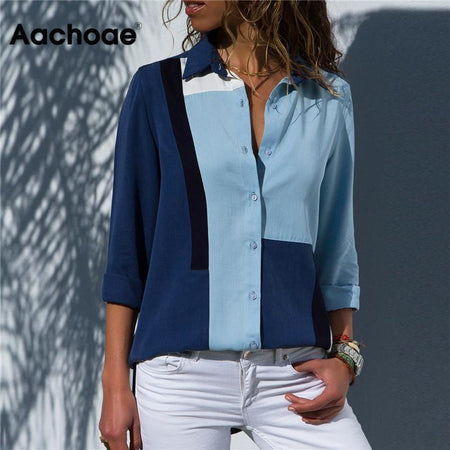 Women's Shirt Plus Size 5XL Tops Birds Printed Single Breasted Female Shirts 2020 Spring Summer Loose Casual Ladies Fashion Top