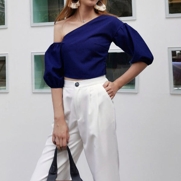2020 Celmia Women Fashion Long Sleeve Shirts Plus Size Solid Cold Shoulder Blouses Casual Loose Tops Ladies Elegant Work Blusas